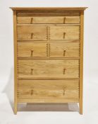 John Lewis Essence Range tallboy chest comprising one long drawer over four short drawers and two