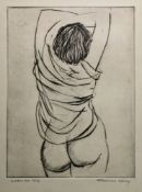 Francis Kelly (American, 1927-2012) Drypoint etching 