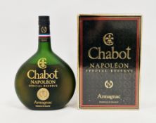 LOT WITHDRAWN Chabot Napoleon Special Reserve Armagnac, produce of France, 70cl, 40% vol, in