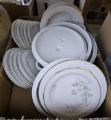 A Johann Haviland 'Cornelia' pattern part dinner service to include dinner plates, tureens, side