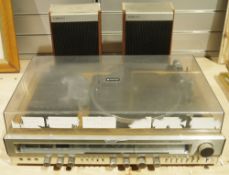 Sanyo stereo music centre G3003 and a pair of Fidelity speakers