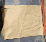 Selection of fabric cuts including a Colefax & Fowler Osterley roll, a Jane Churchill Limited