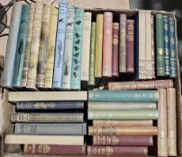 Box of books including Coming Down the Wye, Robert Gibbings, Sweet Cork of Thee, Robert Gibbings and