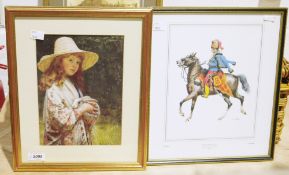 Her Favourite Print by Frederick S Beaumont, print Osterreich um 1762 Hussaren-Regiment Esterhazy