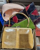 Nine West snakeskin-effect purse, Mappin & Webb Limited lizardskin bag, a selection of linen and