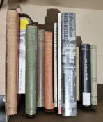 Box of books including Edwardian architecture, A Stewart-Grey and other related architectural