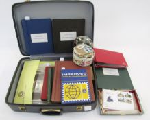 GB, British Empire & World stamps: Mixed accumulation in suitcase of mint & used, mainly definitives