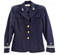 WWII United States Women's Naval Reserve officer's jacket, belonging to Lieutenant Anne Kingsley,