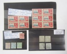Br Empire stamps: Sleeve of 10 stock-cards of various definitive and commemorative issues, QV-