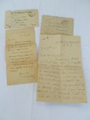 London Rifle Brigade First World War interest - letters - handwritten letters from France