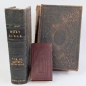 Holy Bible, The Society for Promoting Christian Knowledge, London, full leather, tooled front and