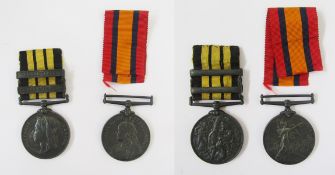 Victorian East and West Africa Medal with Benin 1897 and Brass River 1895 clasps, named to 