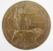 WWI Memorial Plaque named to 