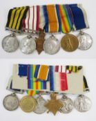 Edward VII Africa General Service Medal with Somaliland 1908-10 clasp, and George V Naval General