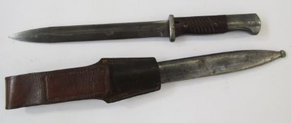 WWII German K98 bayonet stamped 