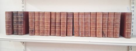 Dumas, Alexandre - Works Handy Library edition - The Romances of Alexandre Dumas, half leather