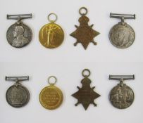 WWI 1915 Star, War Medal, Victory Medal, and Royal Navy Long Service and Good Conduct Medal