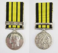 Victorian East and West Africa Medal with Sierra Leone 1898-99 clasp, named to 