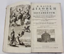 [John Mills 1645-1707] Joannis Millii HE KAINE DIATHEKE (Graece) Oxonii E Theatro Sheldoniano