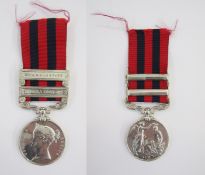 Victorian India General Service Medal with Burma 1887-89 and Burma 1889-92 clasps, named to 