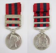 Victorian India General Service Medal with Burma 1887-9 and 1885-7 clasps, named to 