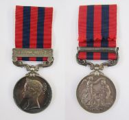 Victorian India General Service Medal with Burma 1881-7 clasp, named to 