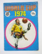 The World Cup 1974 sticker album by FKS Publishers Limited, mostly complete
