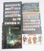 Hong Kong & Malaya/Malaysia stamps: Accumulation on stock-sheets, in 2 large ring binders and
