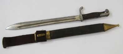 WWI German M1898/05 butcher bayonet stamped 