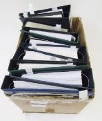 Stamps of France: Colonial boxed accumulation in 7 albums, 2 stock-books plus sleeves, mint and