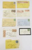 Canada/USA stamps: Packet of 1861-1871 covers to Berkeley solicitor (8 Canadian and one USA) with