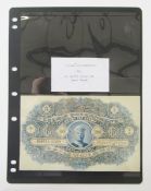 India stamp: 1930 Cochin Government 60 Rupee Court Fee stamp paper.