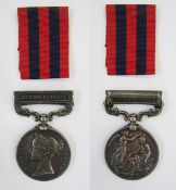 Victorian India General Service Medal with Burma 1887-89 clasp in original box of issue, named to 