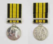 Victorian East and West Africa Medal with Gambia 1894 clasp, named to 