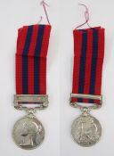 Victorian India General Service Medal with Burma 1887-89 clasp, named to 
