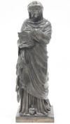 After Jacques-Leonard Maillet (1823-1894), bronze figure of Agrippina carrying  the ashes of