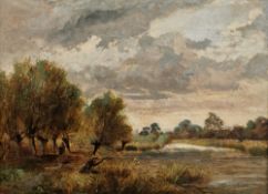 Late 19th/early 20th century English school  Oil on canvas 