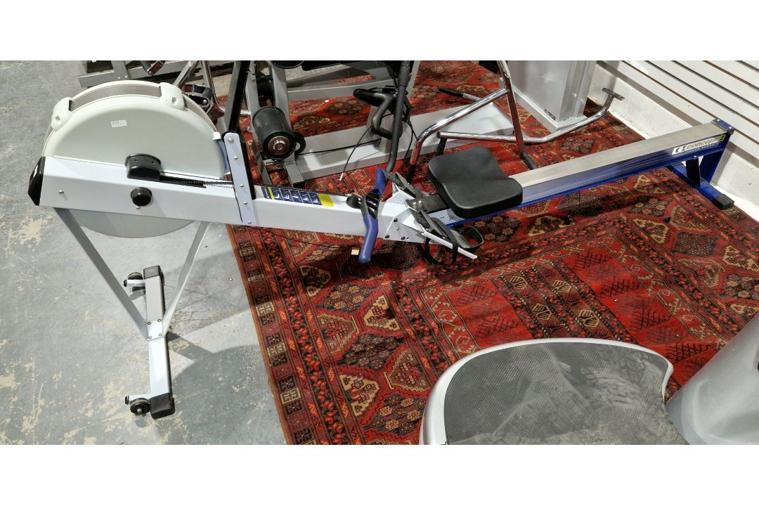 Concept 2 rowing machine with PM3 display  Condition Report Good overall condition. Some marks and - Image 1 of 9