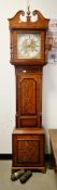 LOT WITHDRAWN Late 18th century oak cased eight-day longcase clock, square 12