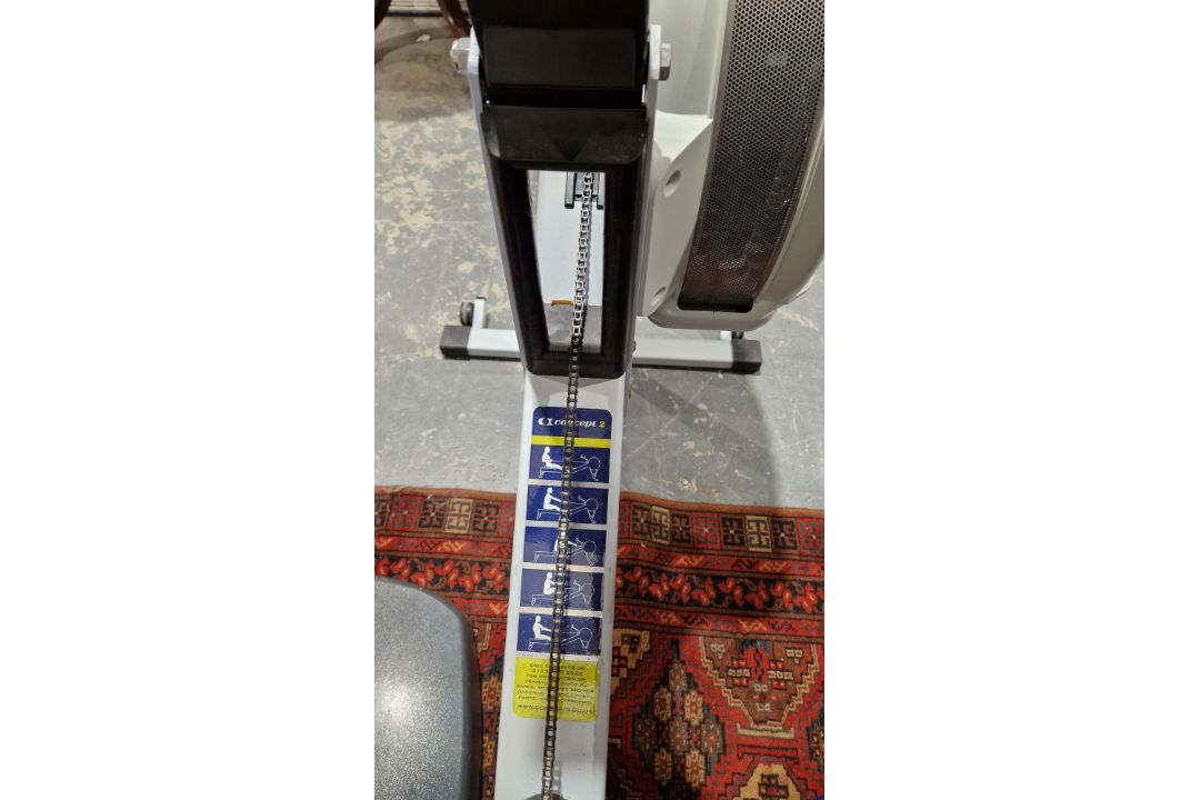 Concept 2 rowing machine with PM3 display  Condition Report Good overall condition. Some marks and - Image 5 of 9