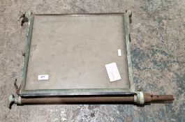 ' The M.E. rear screen ', probably from a 1910/1920's Auster car, patent no. 168822/21, three-fold