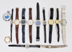 Lady's Imado Incabloc silver bracelet watch, the square dial with baton markers and with