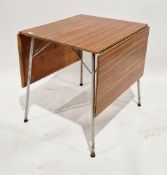 Arne Jacobsen (1902-1971) for Fritz Hansen, Danish drop-flap dining table, model 3601, with teak-