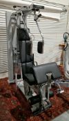 Technogym Unica home multi gym, serial no 05000157  Condition Report Unable to say whether fully