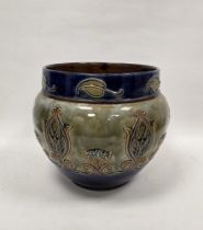 Royal Doulton stoneware Art Nouveau jardiniere, circa 1900, impressed Royal Doulton England marks,