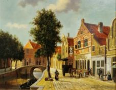 Hermanus Johannes Veger (1910-c.1999) Oil on panel 