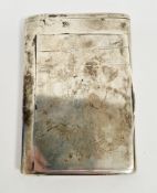 Art Deco silver combination cigarette and vesta case, Birmingham 1938, Henry Charles Freeman, of