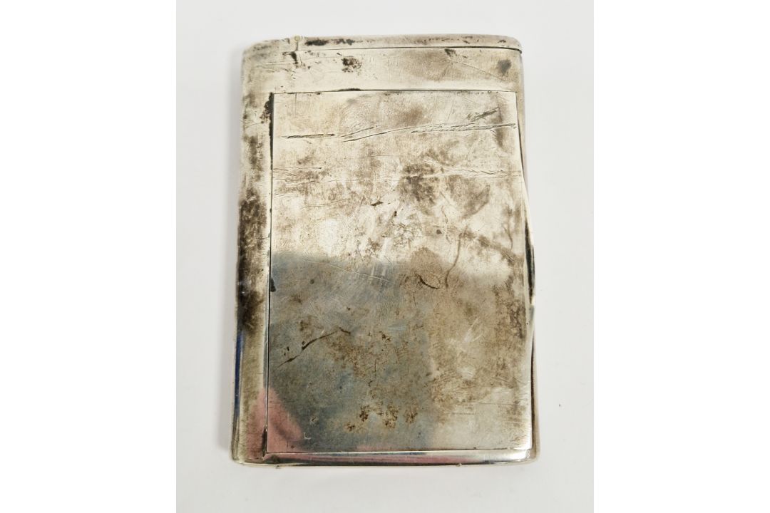 Art Deco silver combination cigarette and vesta case, Birmingham 1938, Henry Charles Freeman, of - Image 1 of 4