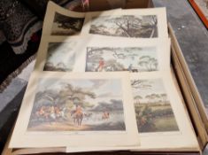 Set of sporting prints after Samuel Howitt comprising 13 including stag hunting, partridge shooting,