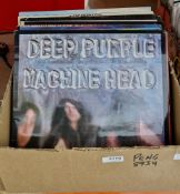 Collection of vinyl LPs including Pink Floyd, Dark Side of the Moon (SHVL 804-A9, B8), Deodato,